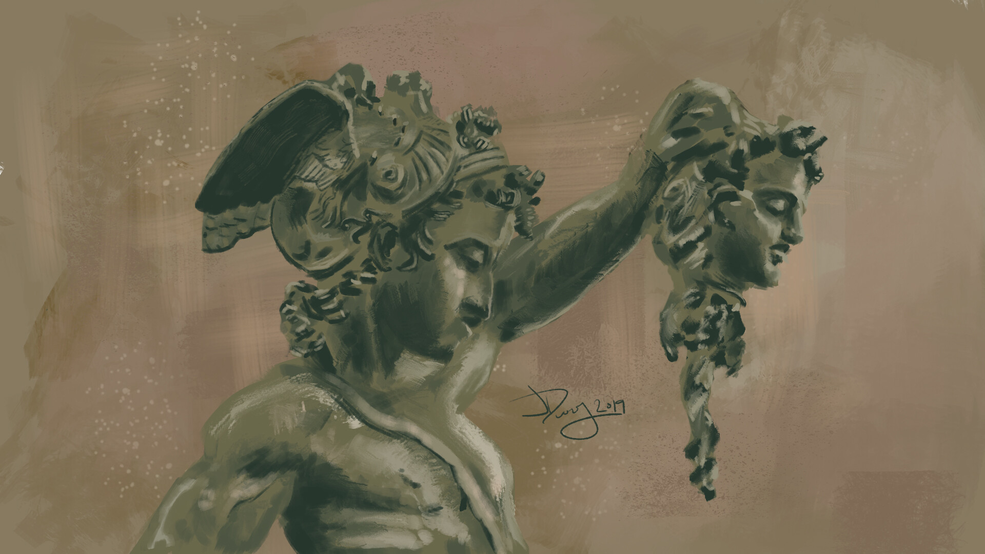 Jason Duong Study Perseus With The Head Of Medusa