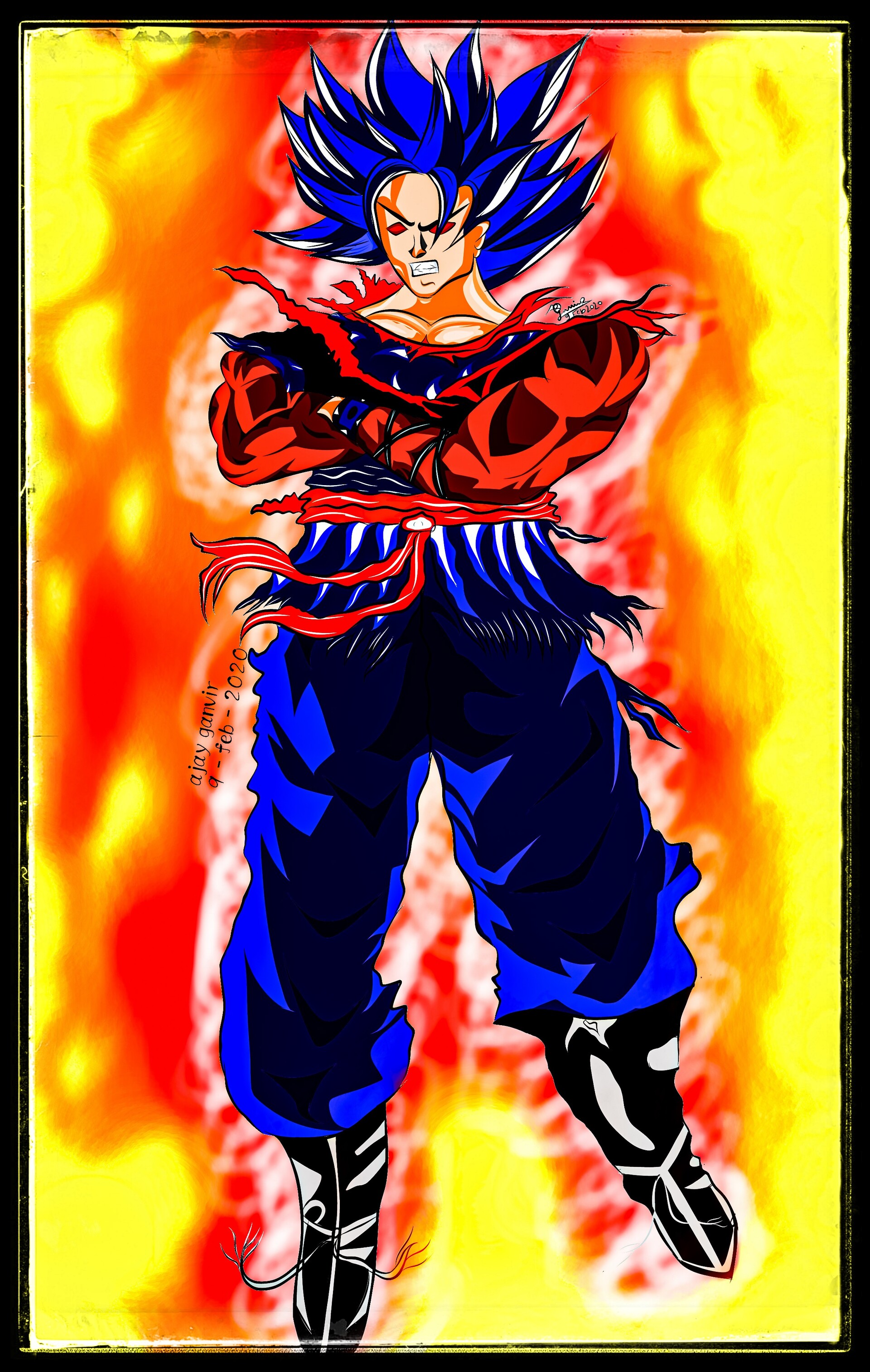 Artstation Dragonball Goku Ajay Ganvir