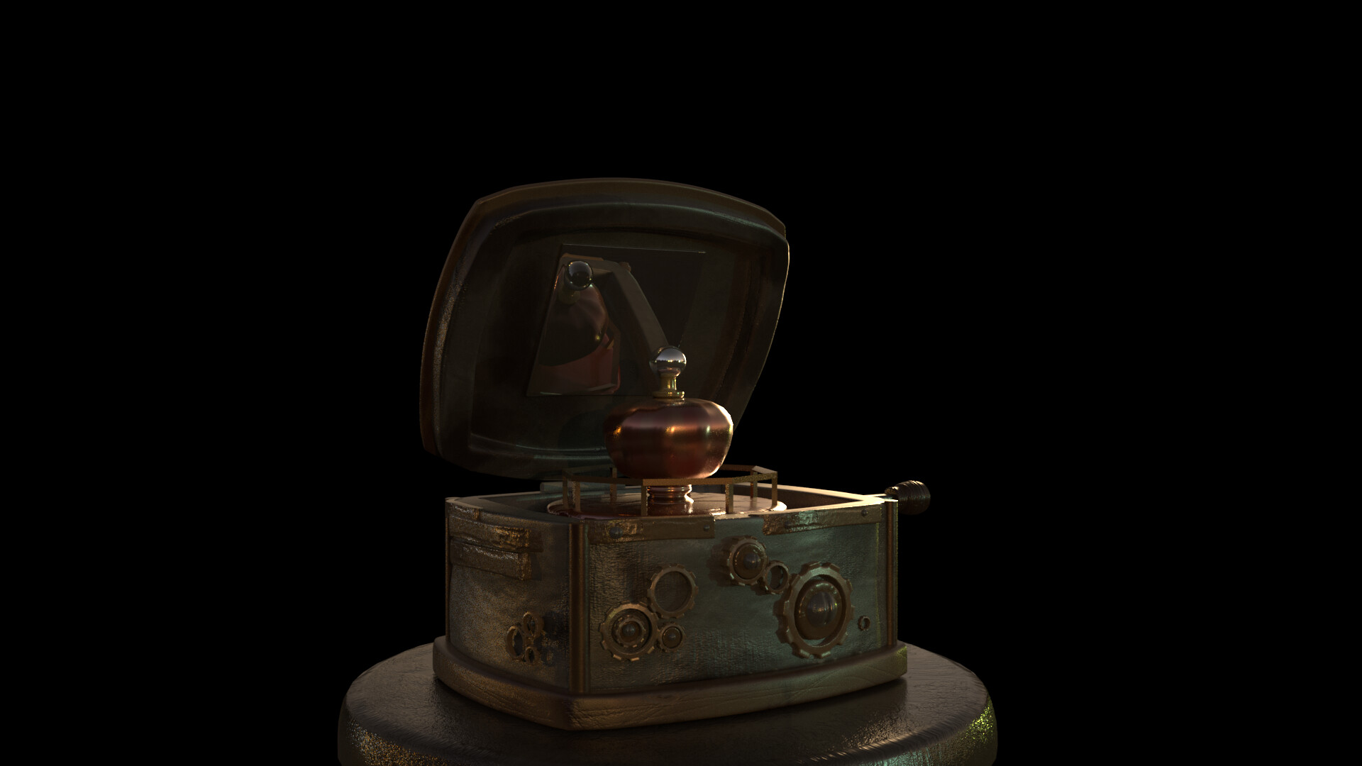 Artstation Steampunk Music Box Lydie Viton Aniel