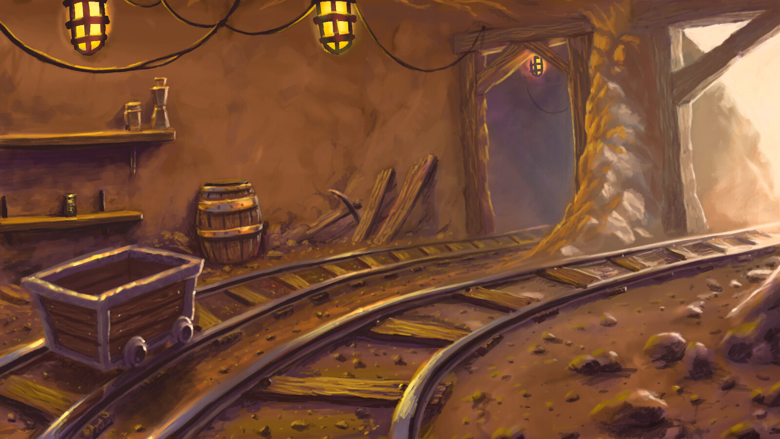 (Mine) Second environment of the game