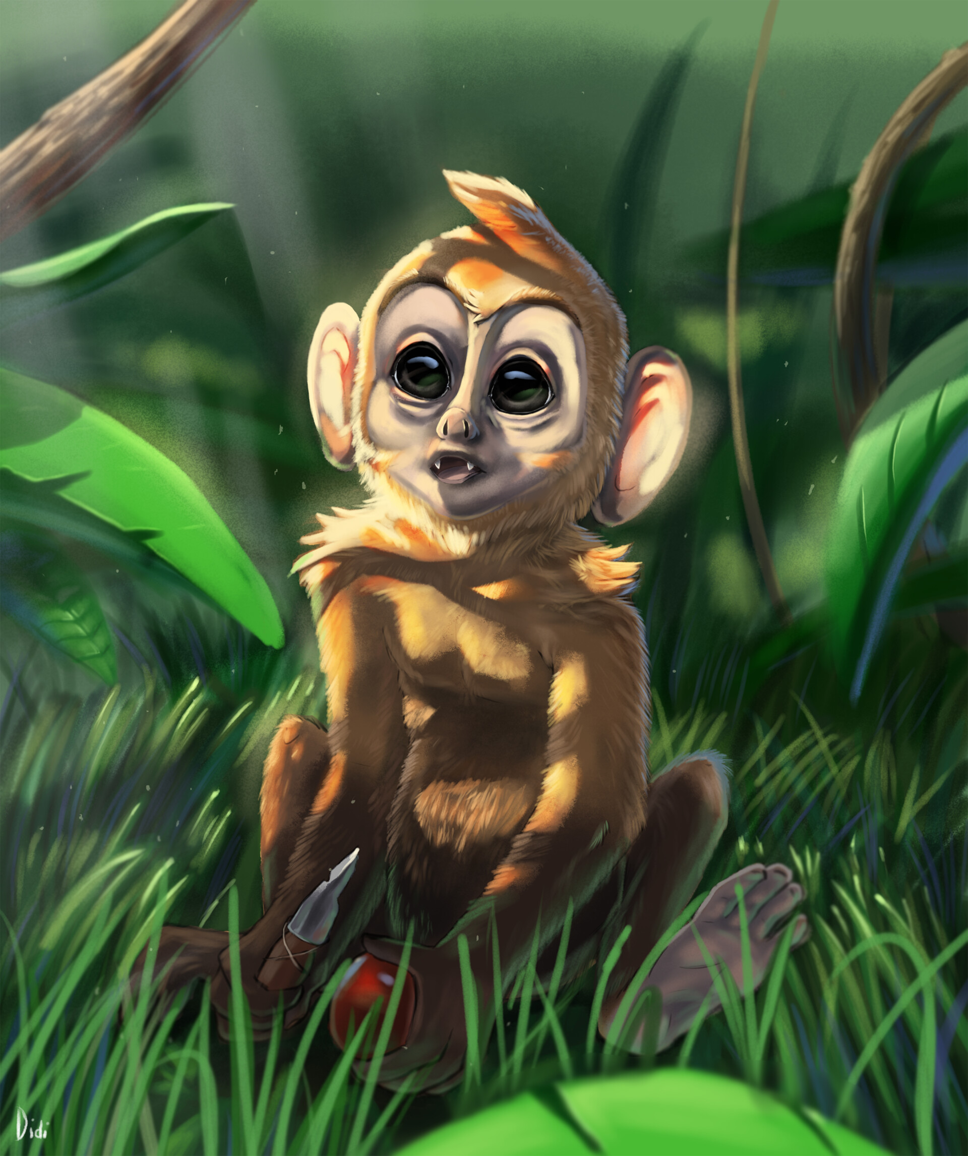 ArtStation - Baby monkey