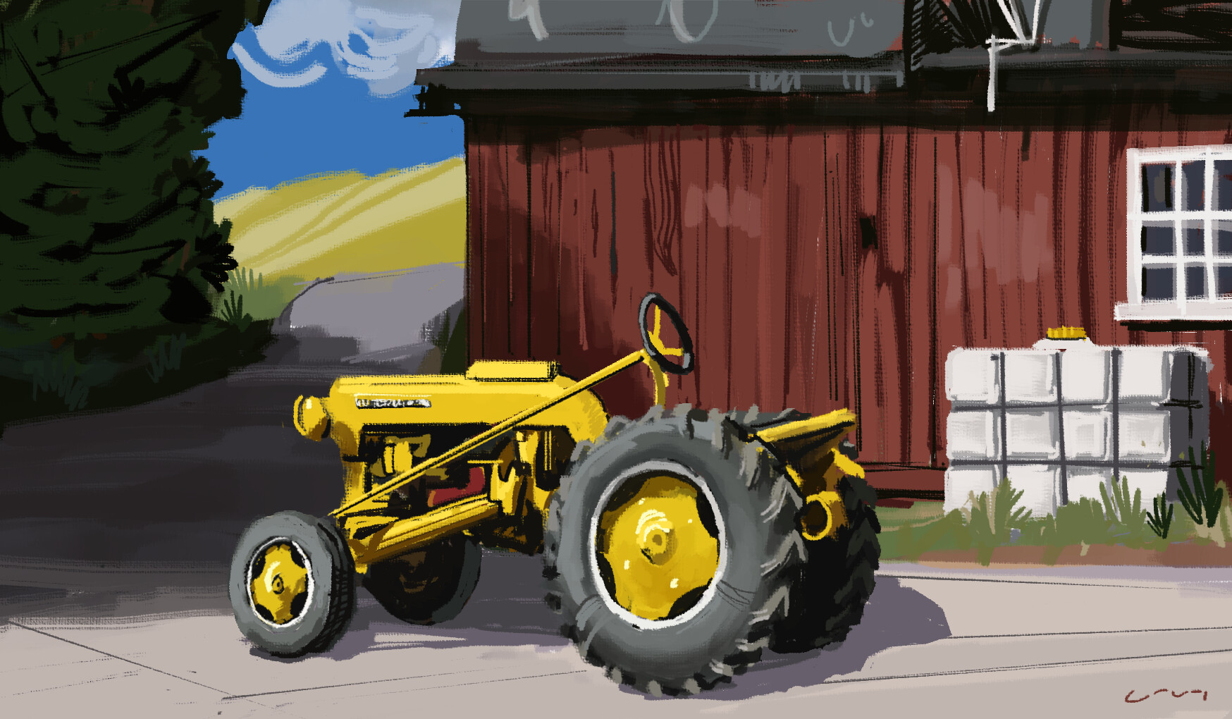 Lauri Lindunen Yellow Tractor