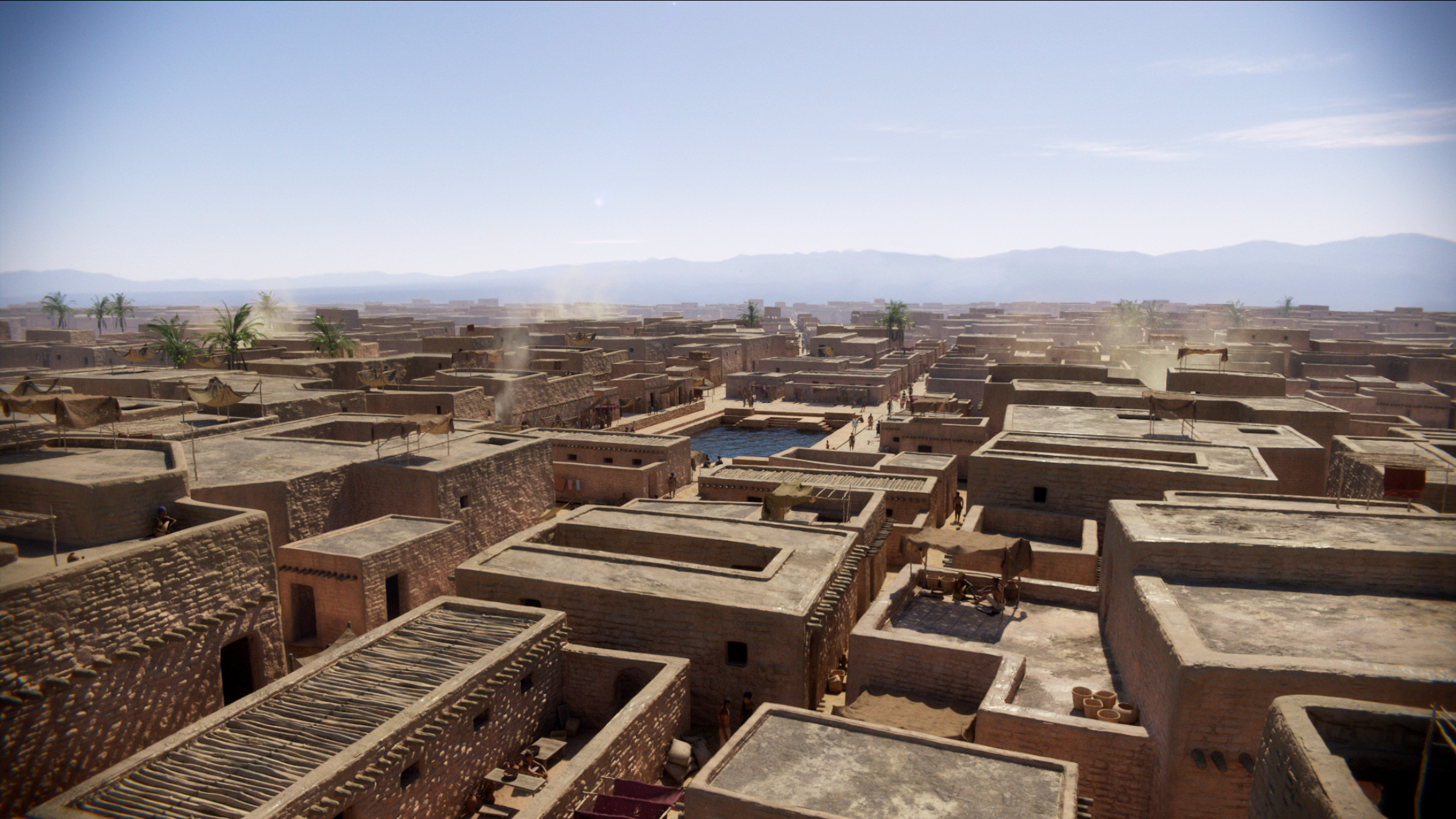 Mohenjo-daro final comp frame. I was responsible for layout and concept of the city