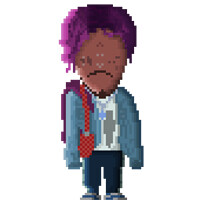 Artstation Juice Wrld Bobble Head Pixel Art Nicholas Campoli How do you take a regular image and put it into the game? juice wrld bobble head pixel art