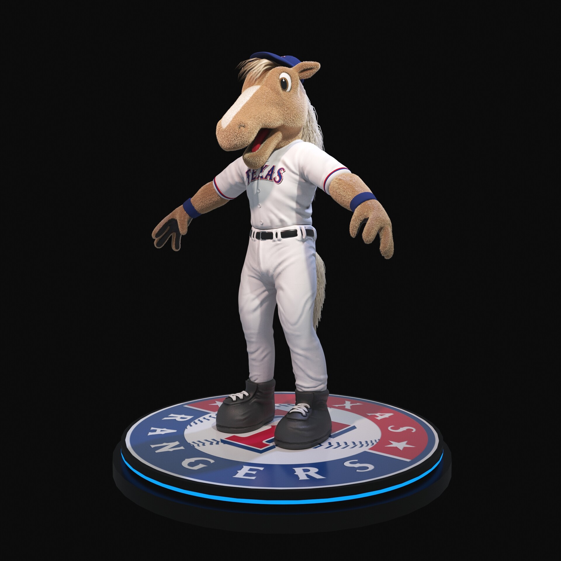 ArtStation - Texas Rangers Mascot