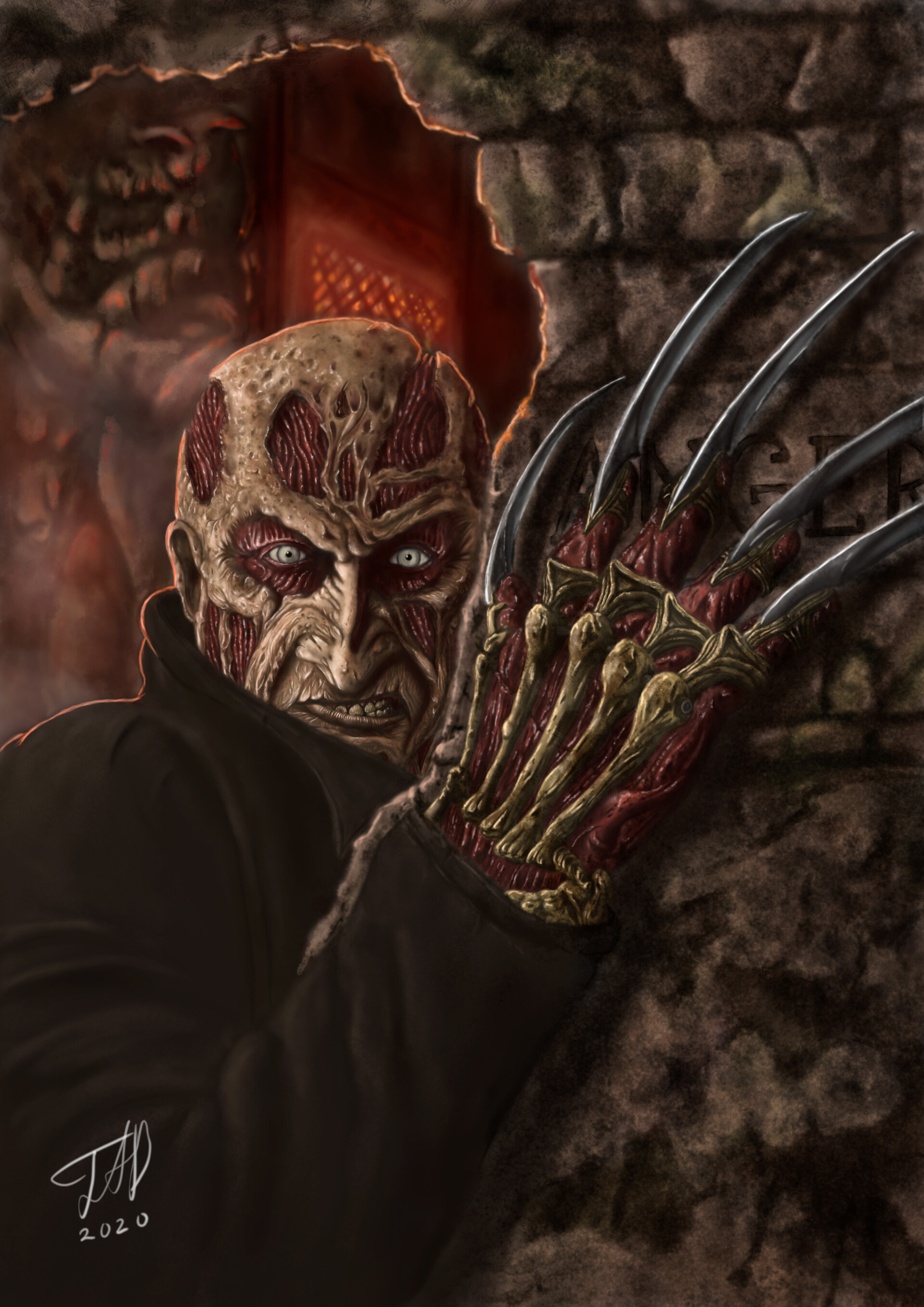 ArtStation Freddy Krueger Wes Craven s New Nightmare