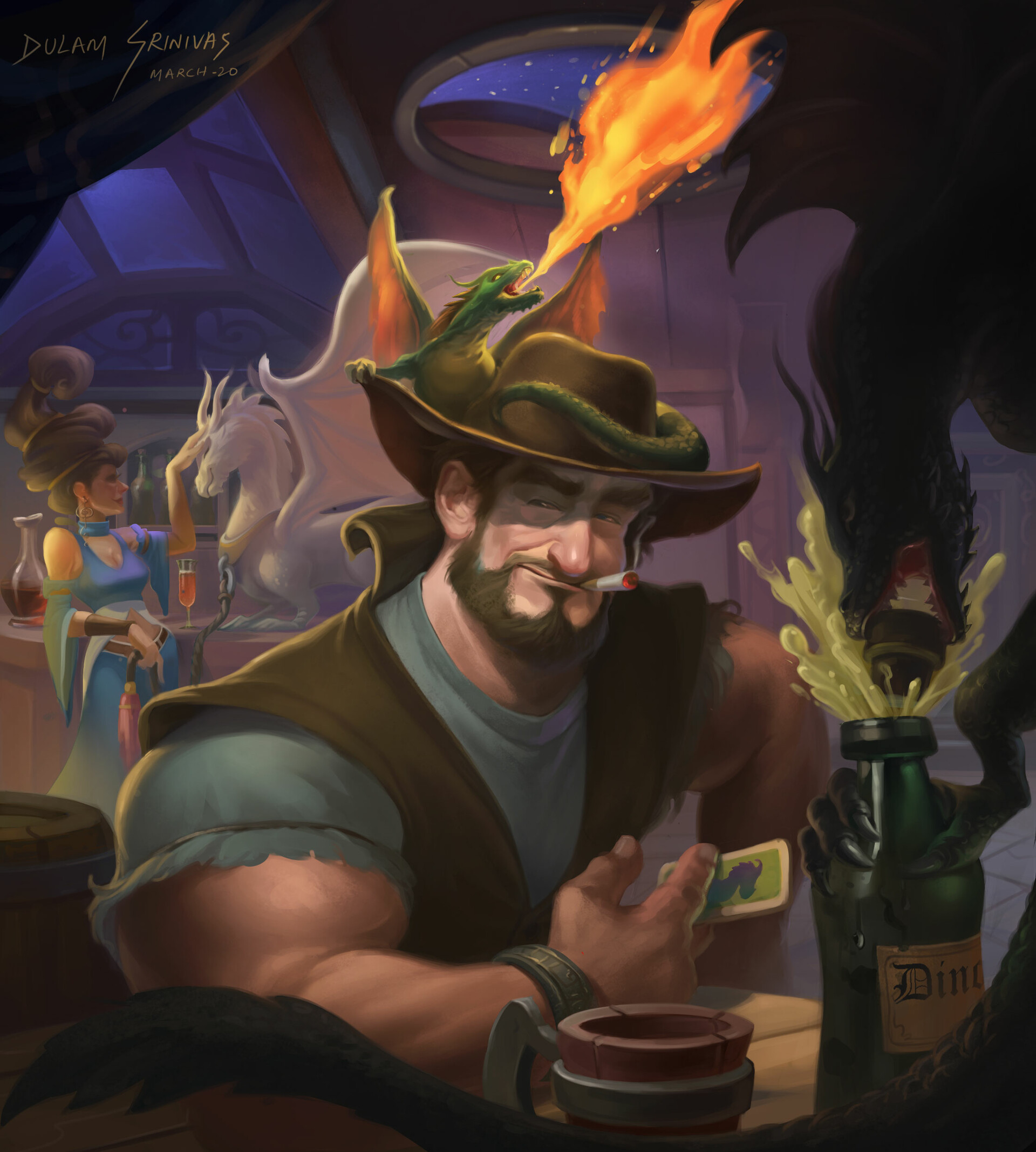 ArtStation - Dragon Bar