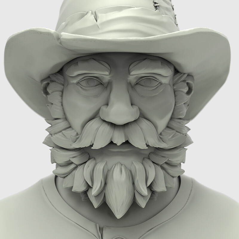 Bearded man