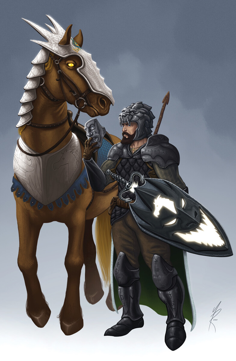 ArtStation Paladin and Steed