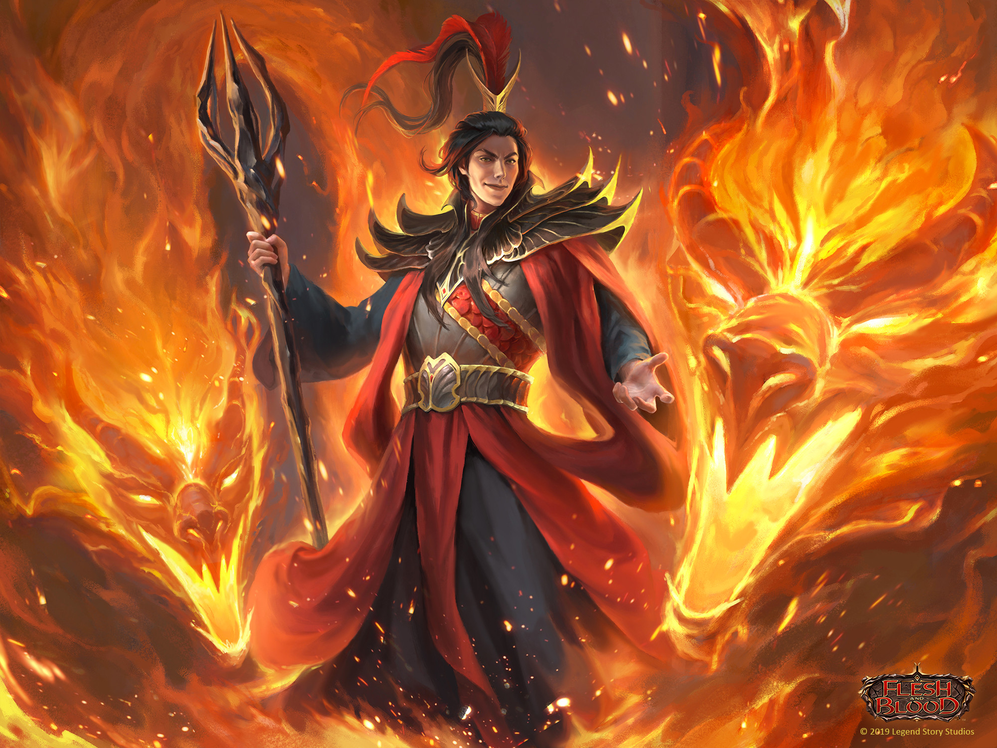 Artstation Blazing Aether Flesh And Blood Tcg Pius Wirawan Pranoto