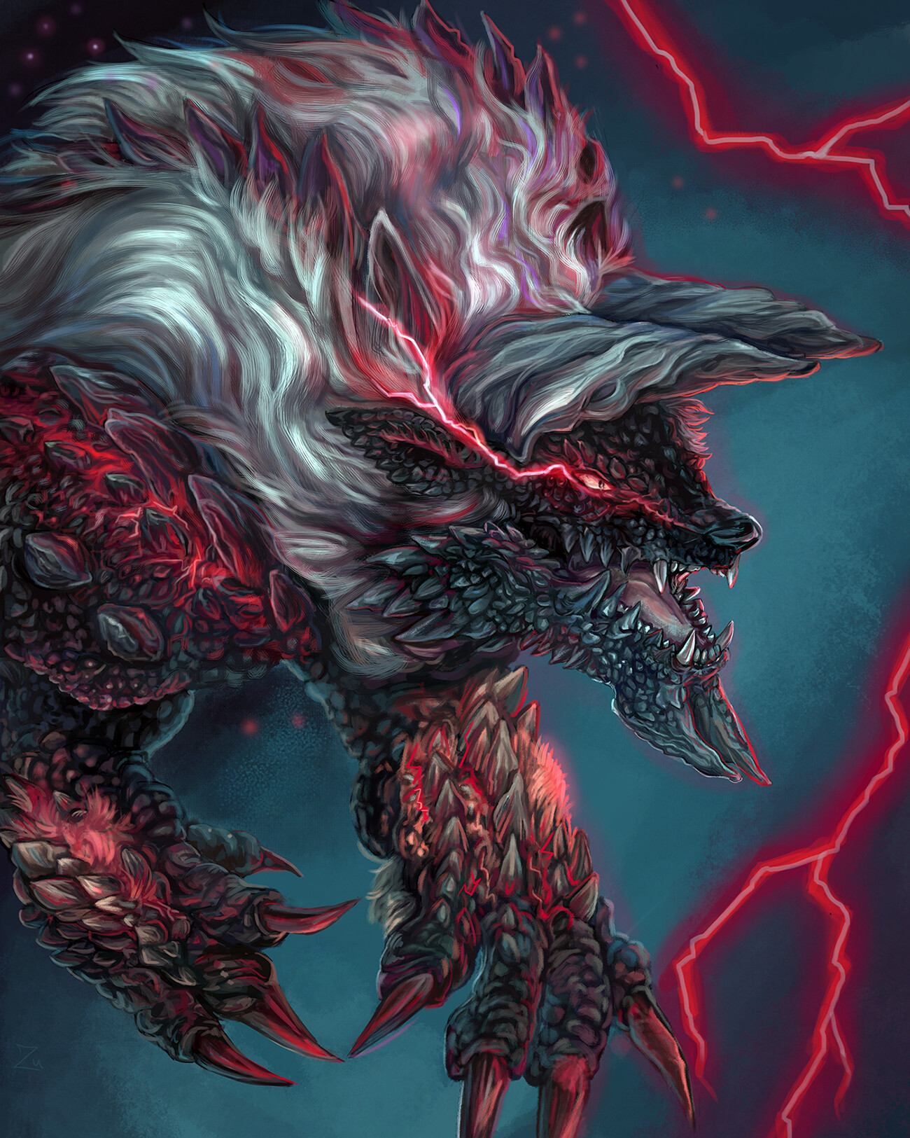 Artstation Stygian Zinogre Aleksandra Debska