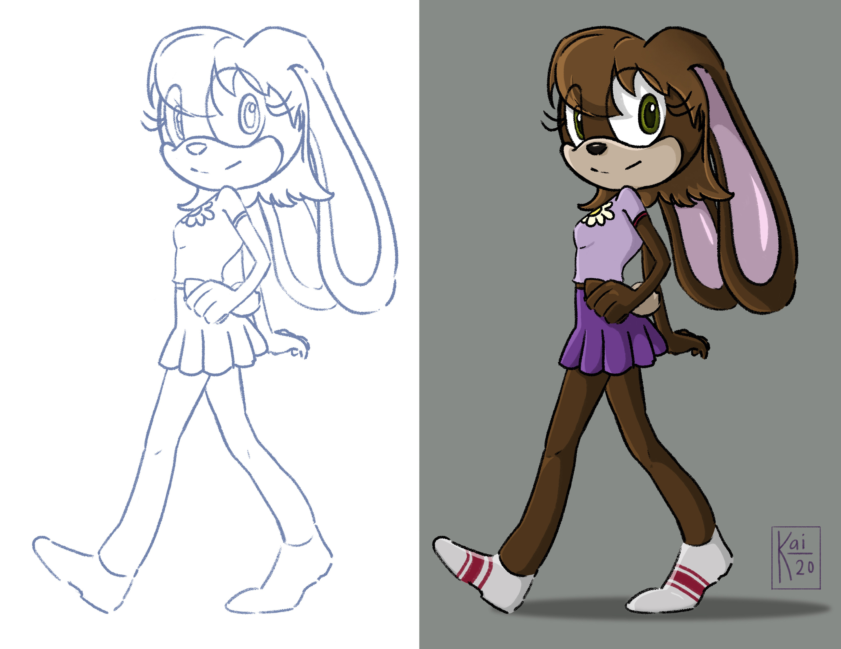 An original character design based in Sonic Universe 