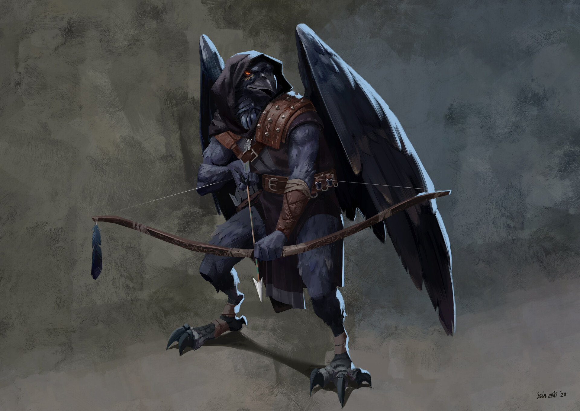 ArtStation Rhek the Rogue Aarakocra