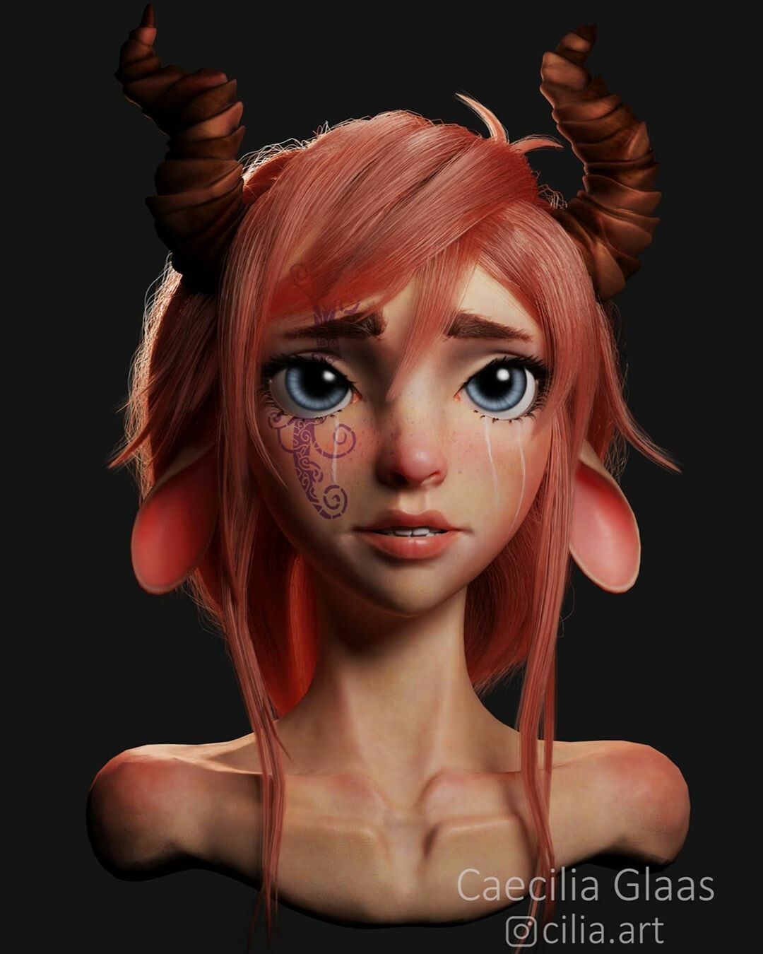 Fanart - 3D model created by Caecilia Glaas