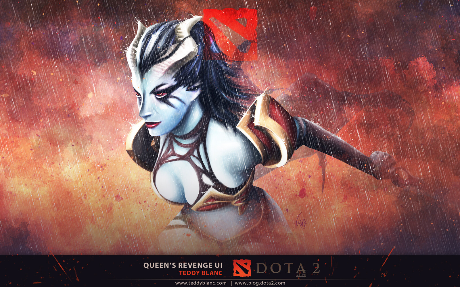 Dota 2 Queen's Revenge UI 