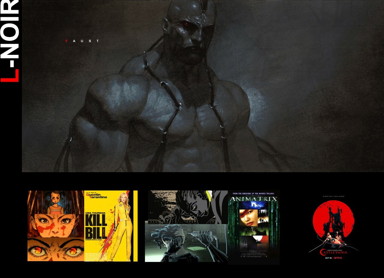 FAUST  - TRANSMEDIA part of L-NOIR anime extracts 