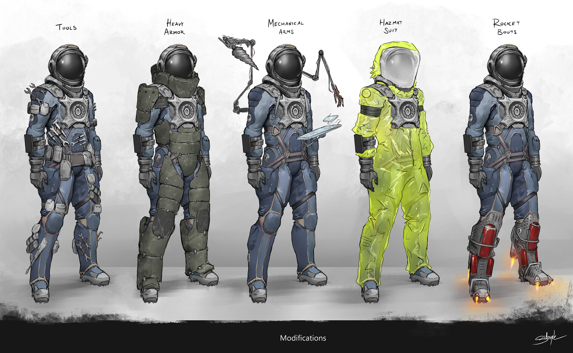 Jan Sidoryk - Space Suit Concepts
