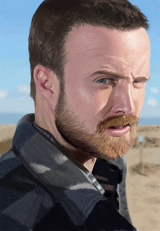 Artstation Jesse Pinkman Aaron Paul Breaking Bad Alexander Kopeykin