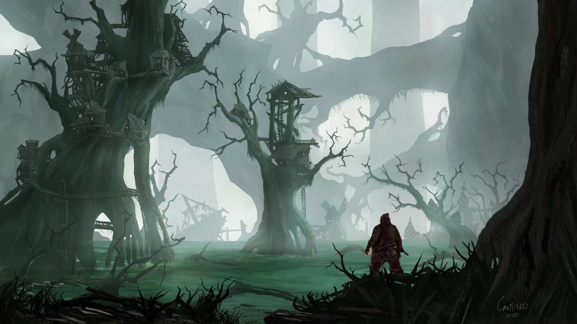 ArtStation The Great Swamp The Unseen Lands Of Dark Souls artstation-the-great-swamp-the-unseen-lands-of-dark-souls