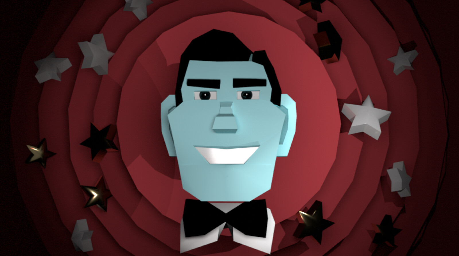 Face Rig Study with Blend Shapes - Still Shot