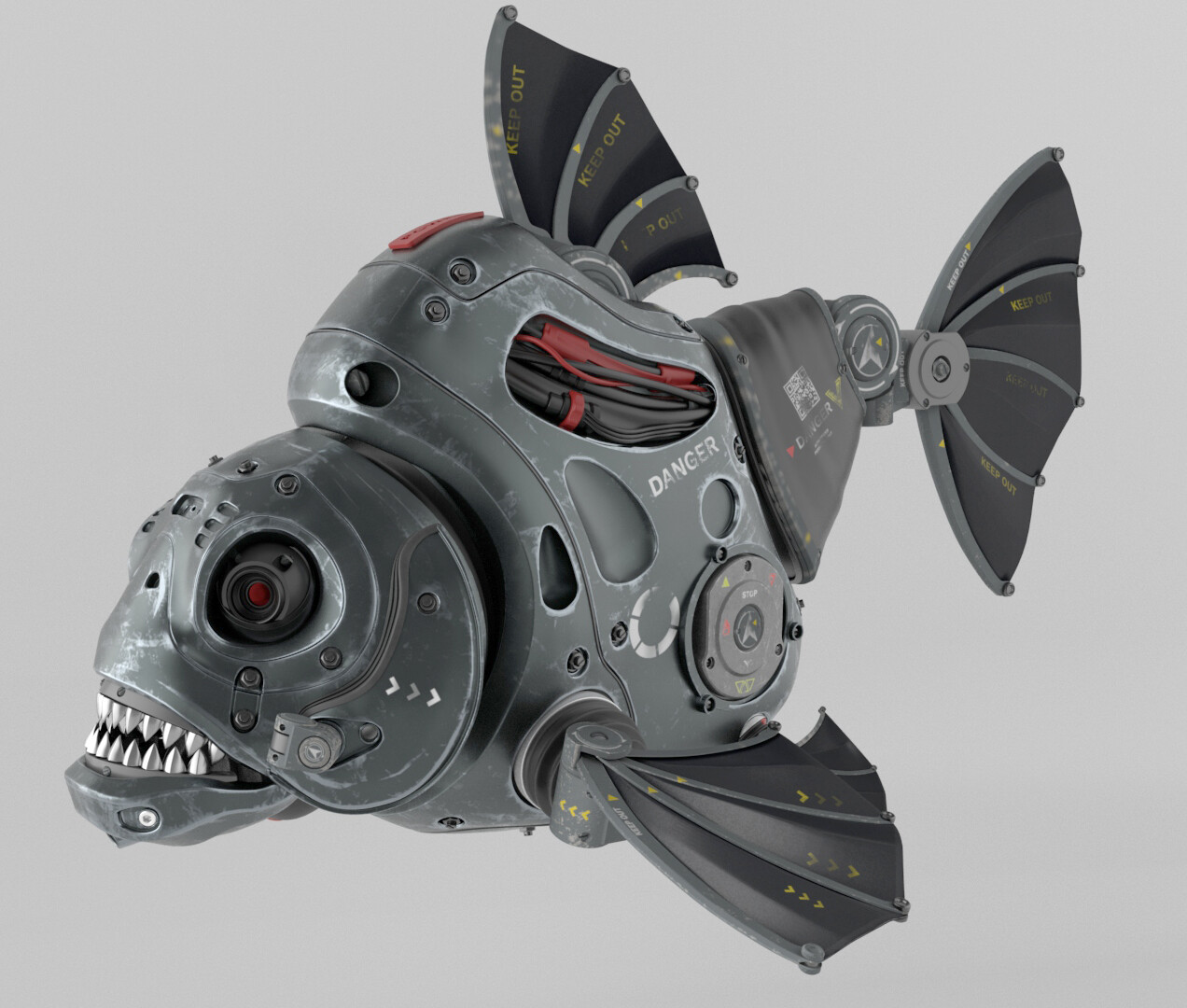 ArtStation - Robot fish
