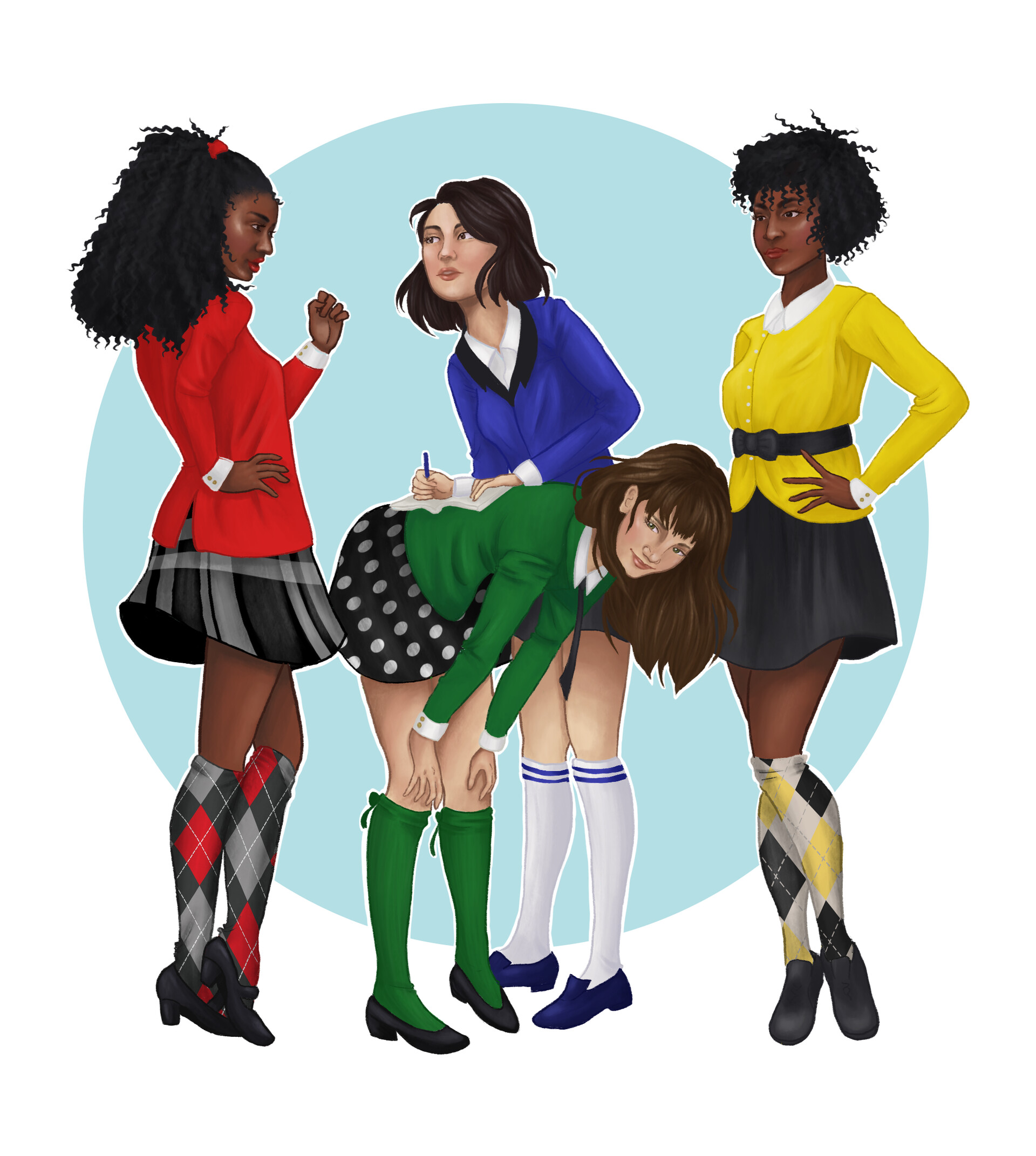Artstation Heathers Brazilian Production Julia Castro The musical is the darkly delicious story of veronica sawyer, a brainy, beautiful teenage misfit who hustles her way into the most powerful i thought duke and mcnamara weren't actually friends they were just together so they both could be popular and both of their name is heather. heathers brazilian production