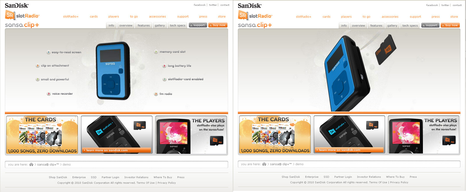 Model for SanDisk website.  I created all the 3D assets and rendered out the interactive web video.  2009.