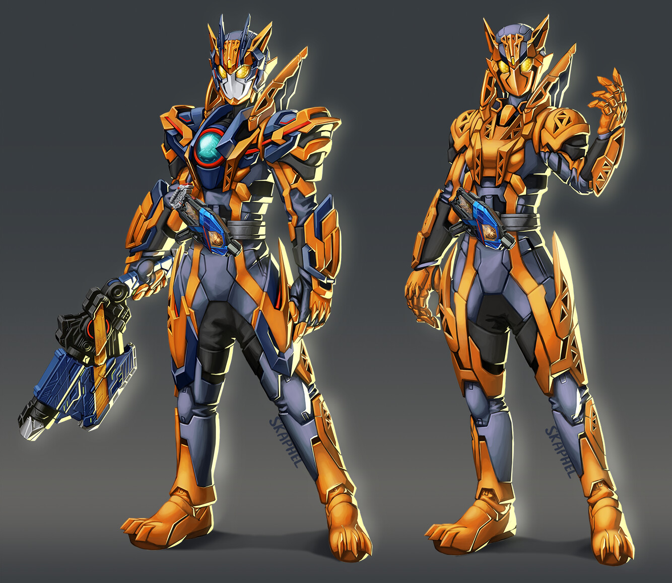 Artstation Kamen Rider Zero One Fan Forms Pierre Louis Skaphel