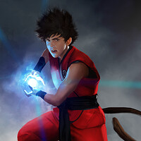Artstation Goku And Mount Paozu Dragon Ball Live Action