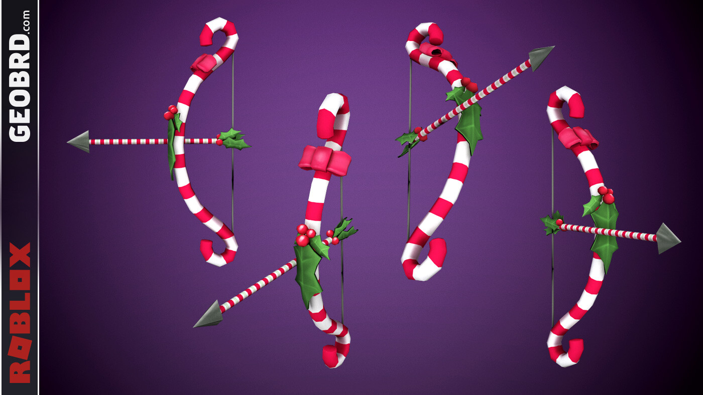 Christmas Candycane Bow and Arrow