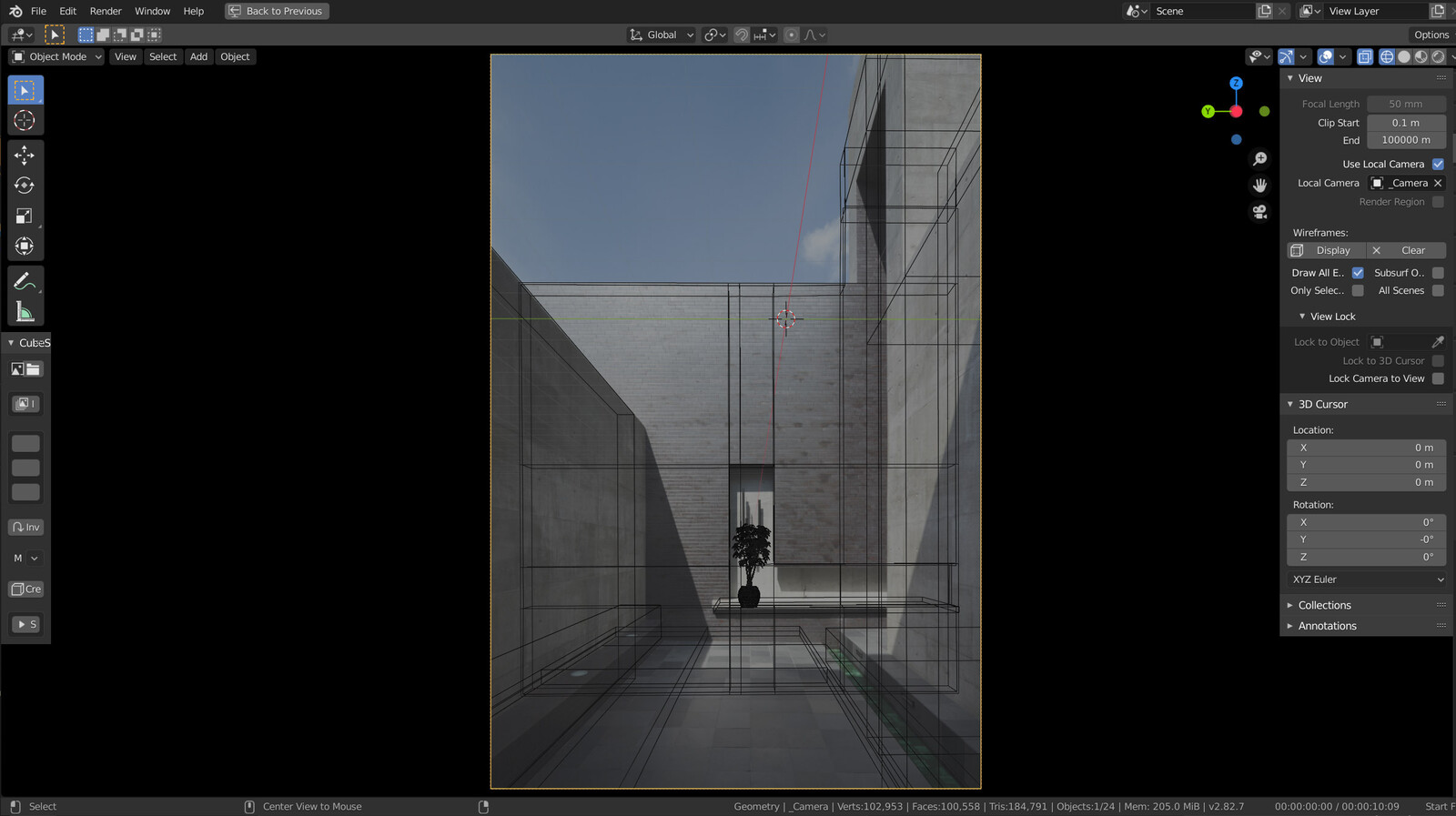 Architecture with fSpy | Blender screenshot