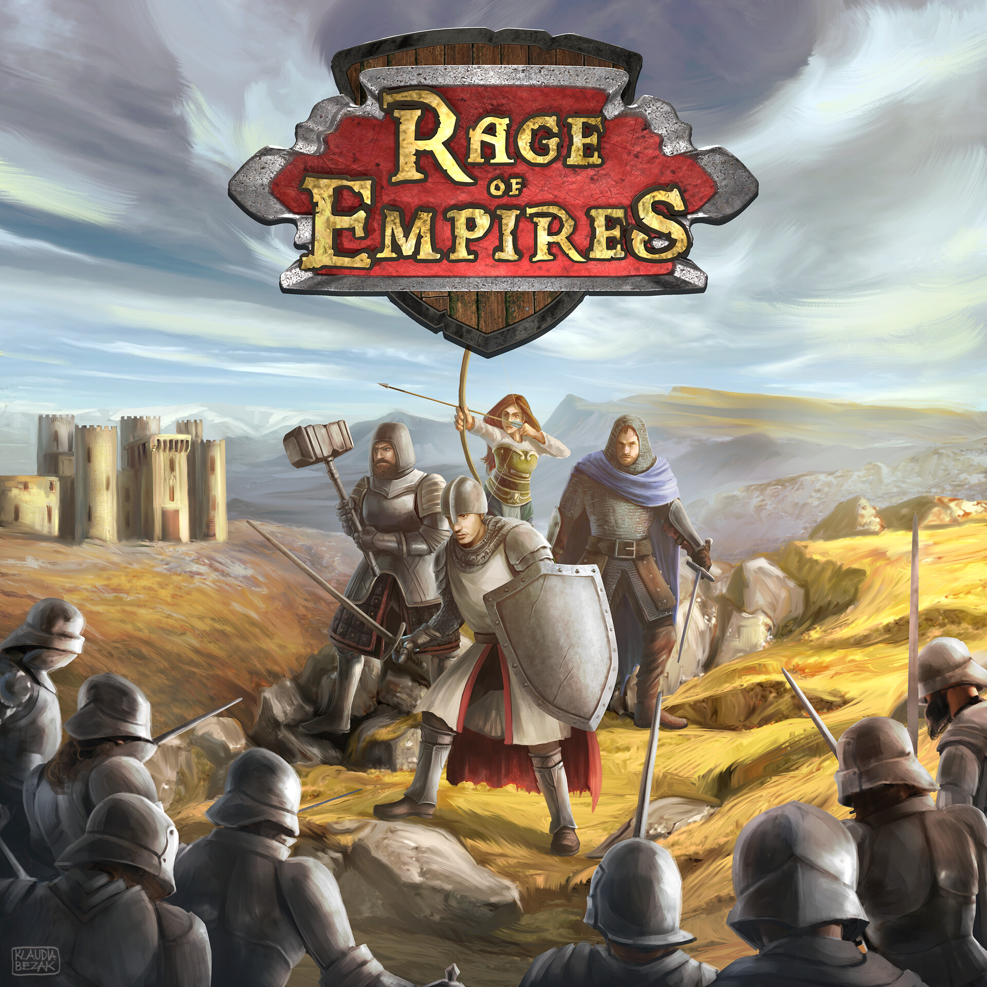 ArtStation - Rage of Empires Cover Illustration