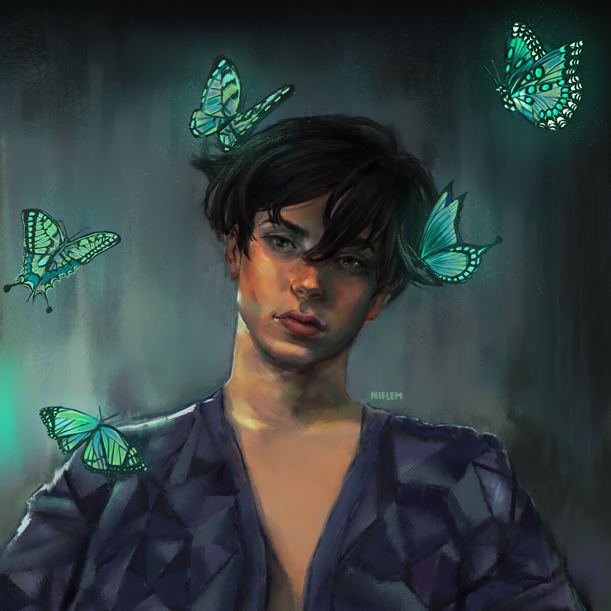 Artstation Happiness Is A Butterfly Niflem