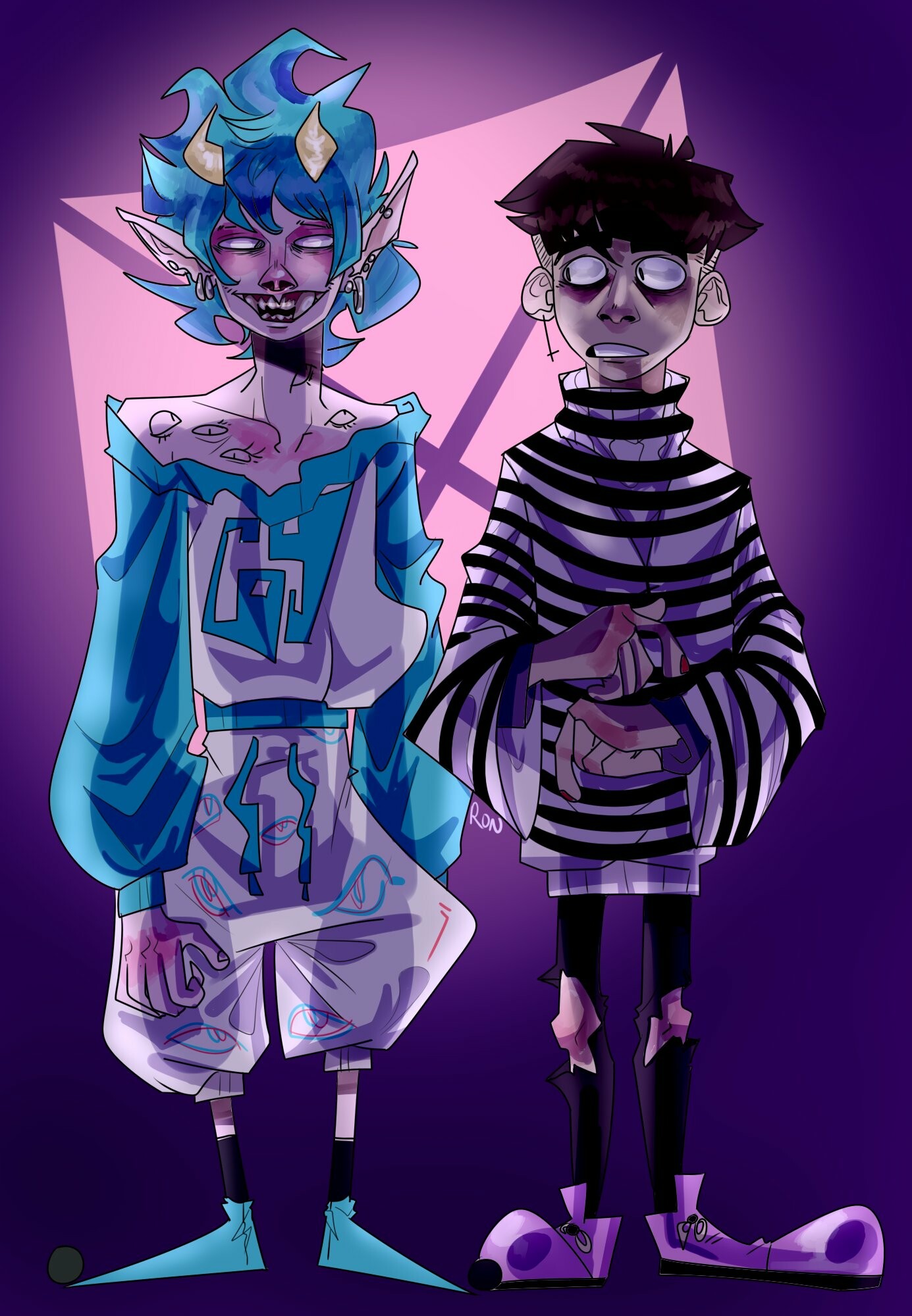 ArtStation - Redraw of old characters