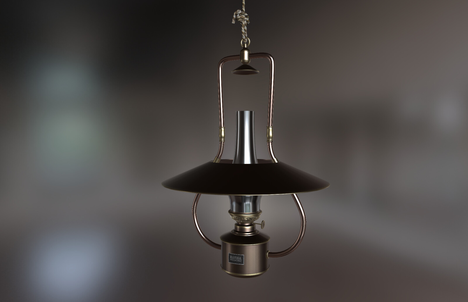 Old oil lamp materials rework