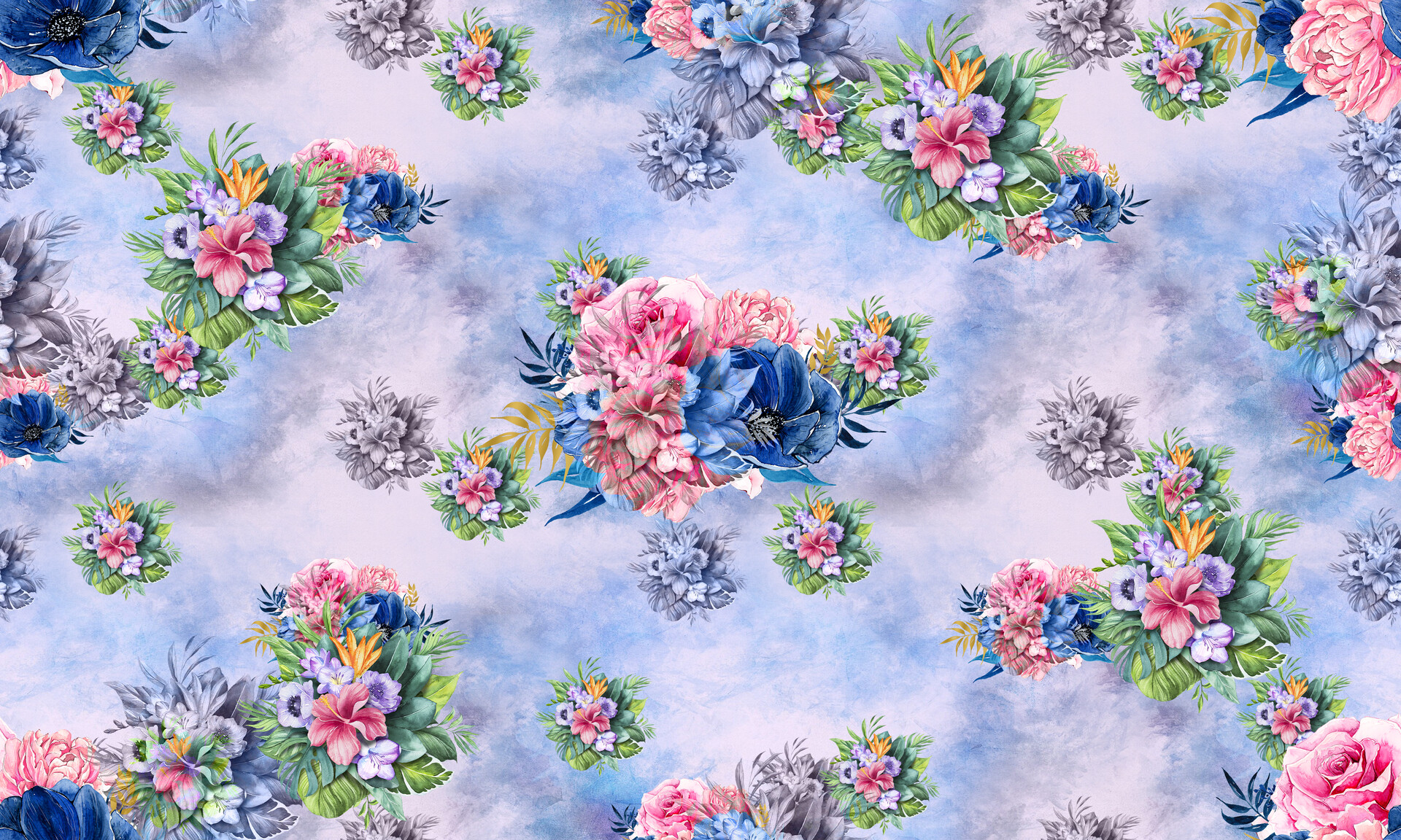 Artstation Flower With Abstract Colorful Background Eon The