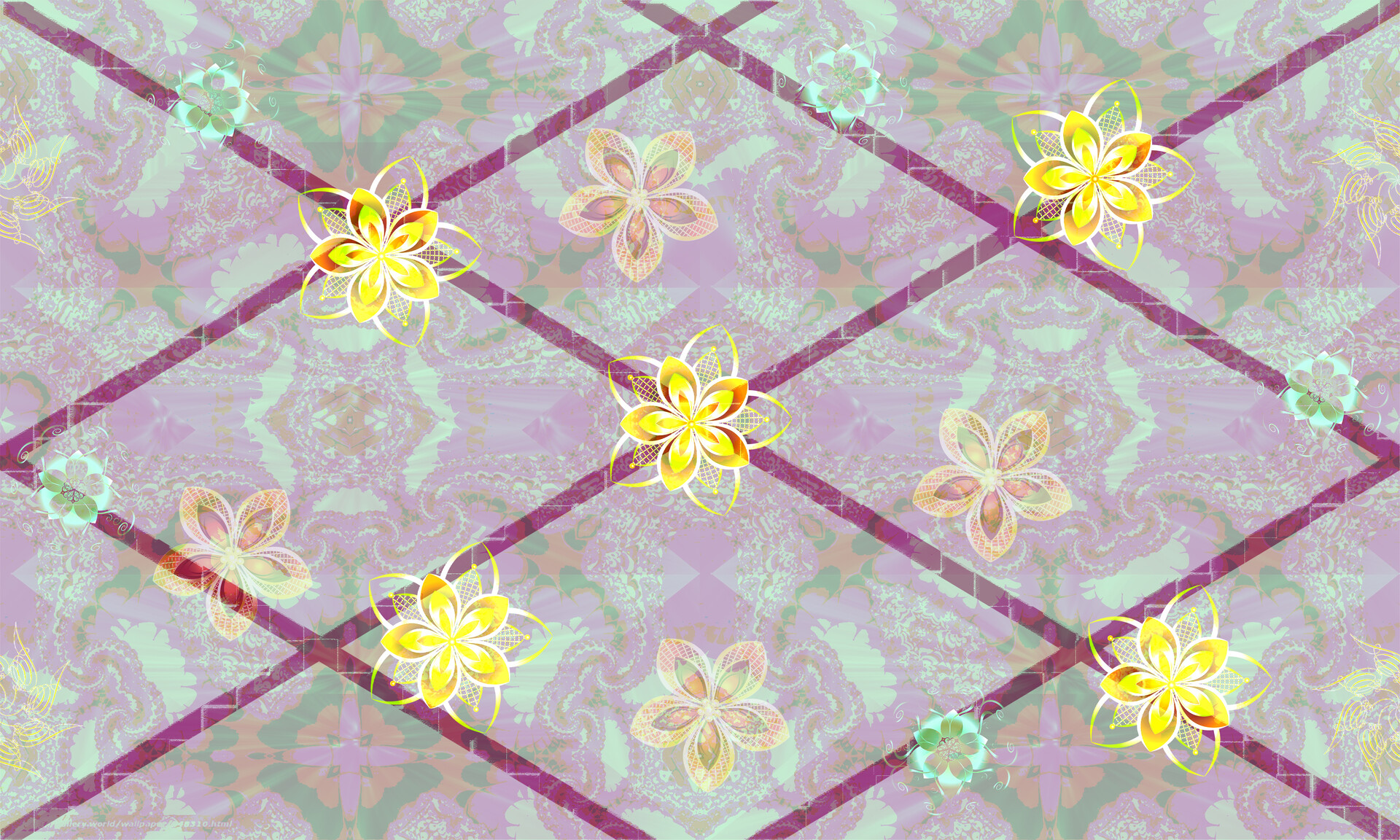 Artstation Pattern Seamless Old Style Bouquet Of Flowers And Pastel Pink Roses Dahlia Floral Background Eon The Art Studio Eon The Art Studio