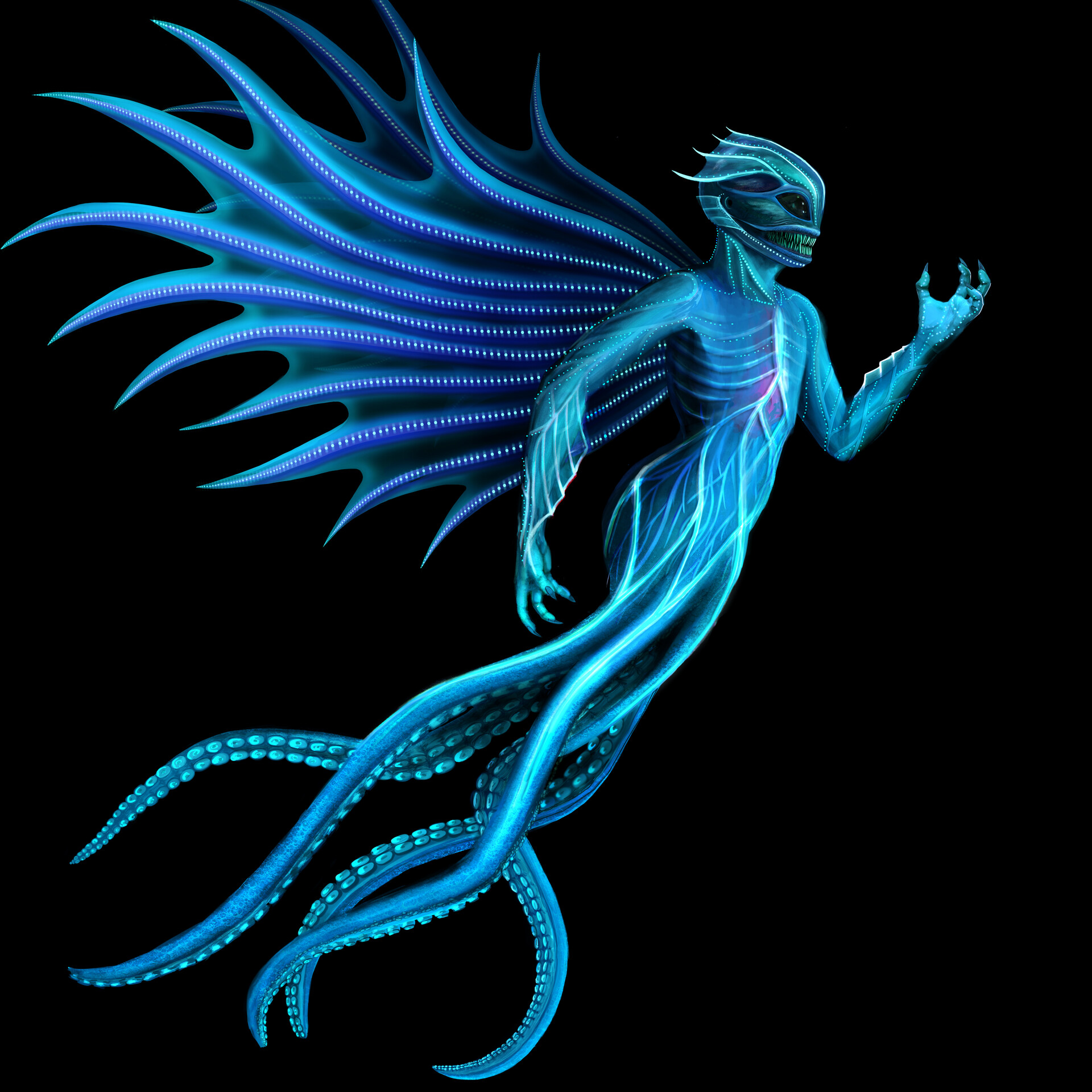 ArtStation - Deep-Sea Mermaid