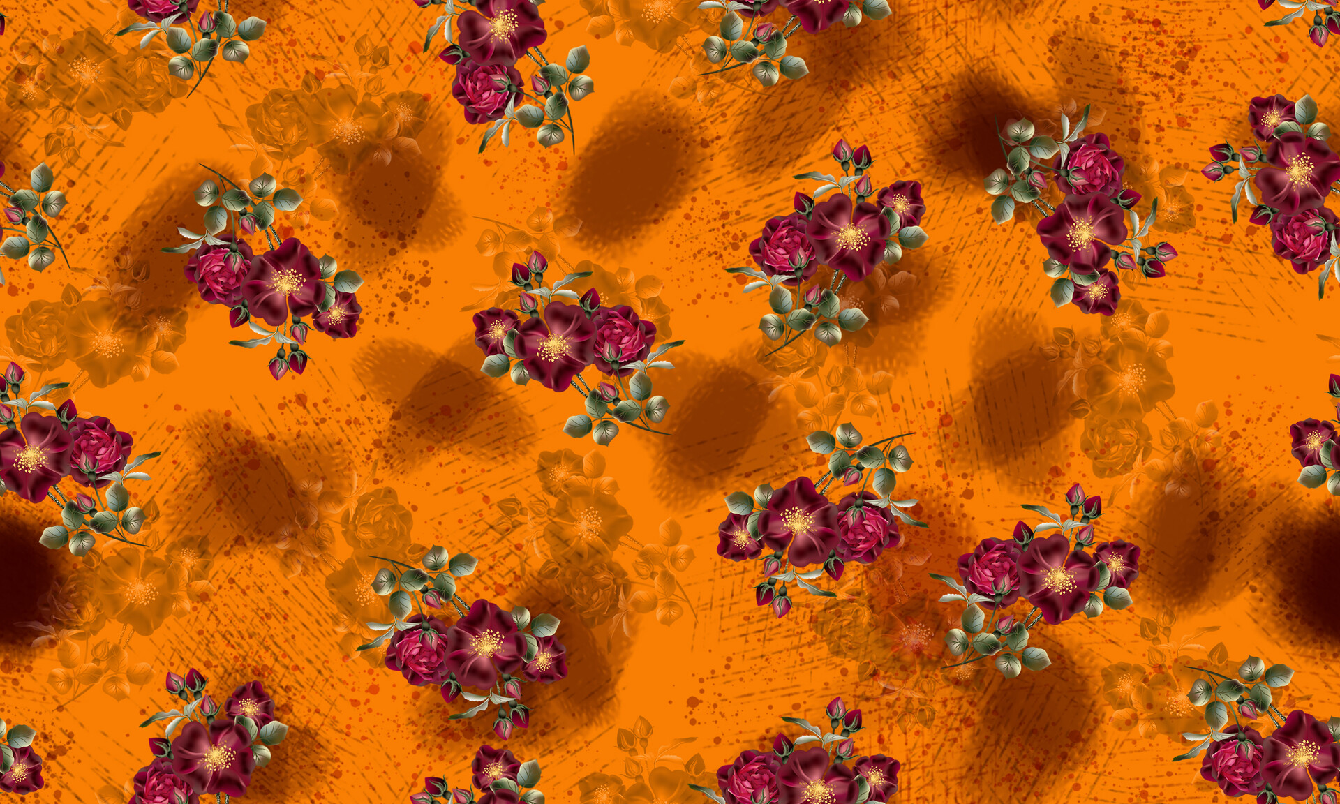 Artstation Abstract Elegance Seamless Pattern With Floral
