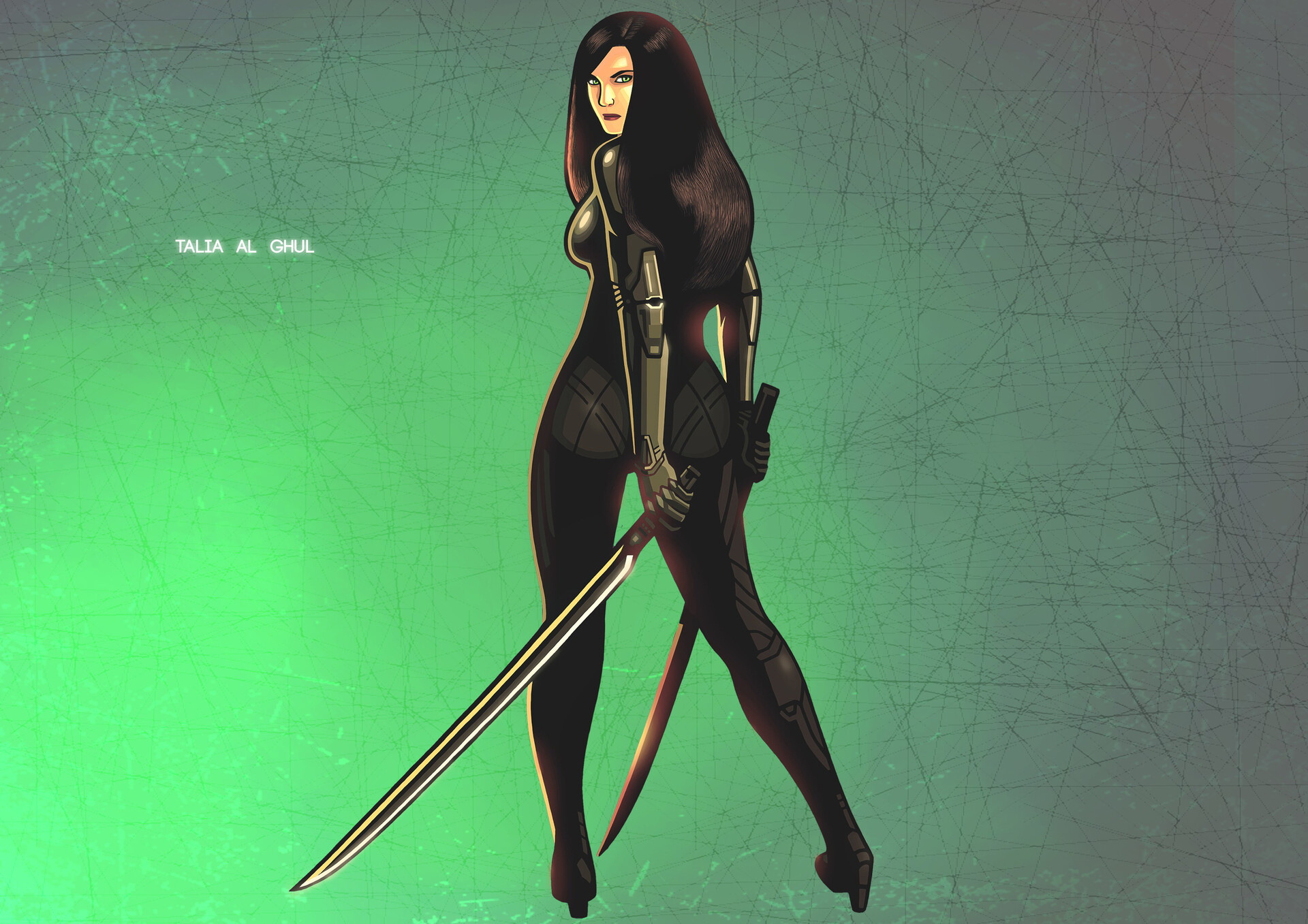 Artstation Talia Al Ghul Nara Plong