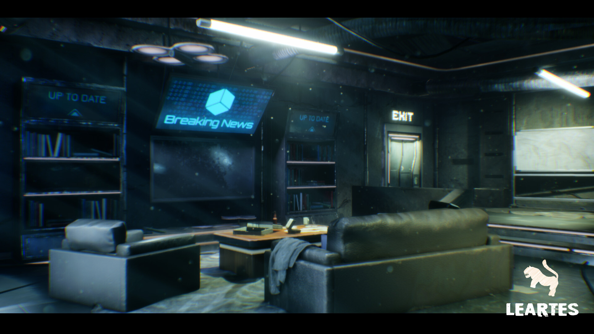 Artstation Cyberpunk Sci Fi Apartment Interior Environment Kitbash In Unreal Engine Leartes Studios