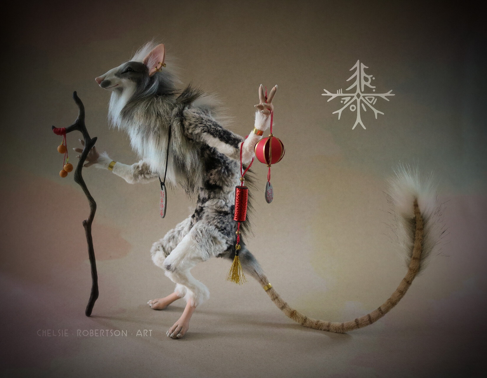 ArtStation Chinese Year of the Rat OOAK Artdoll