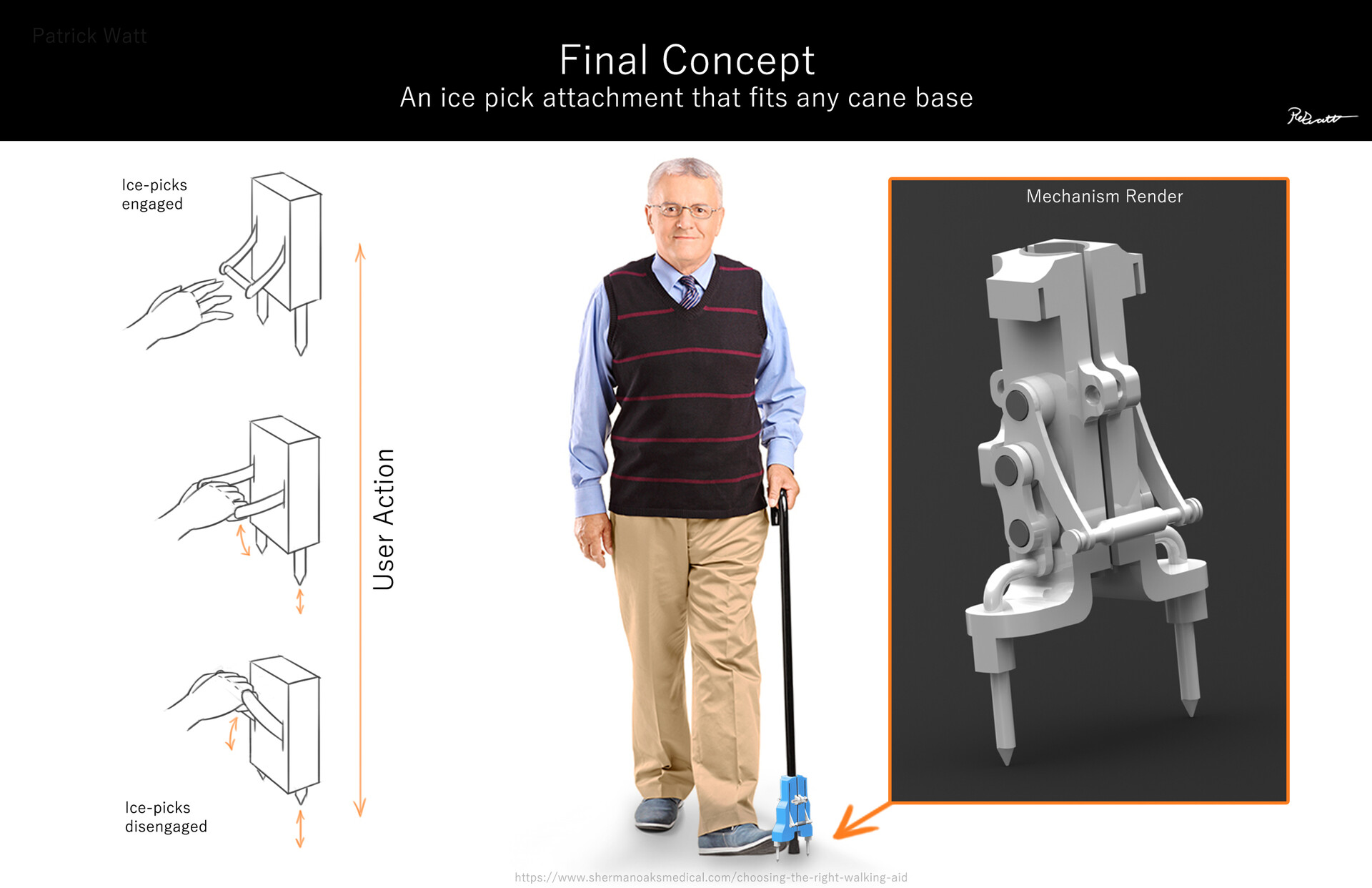 ArtStation Cane ice pick Cover slide