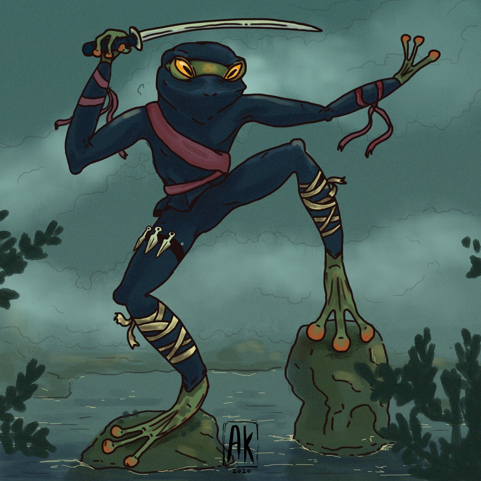 ArtStation - Лягуха