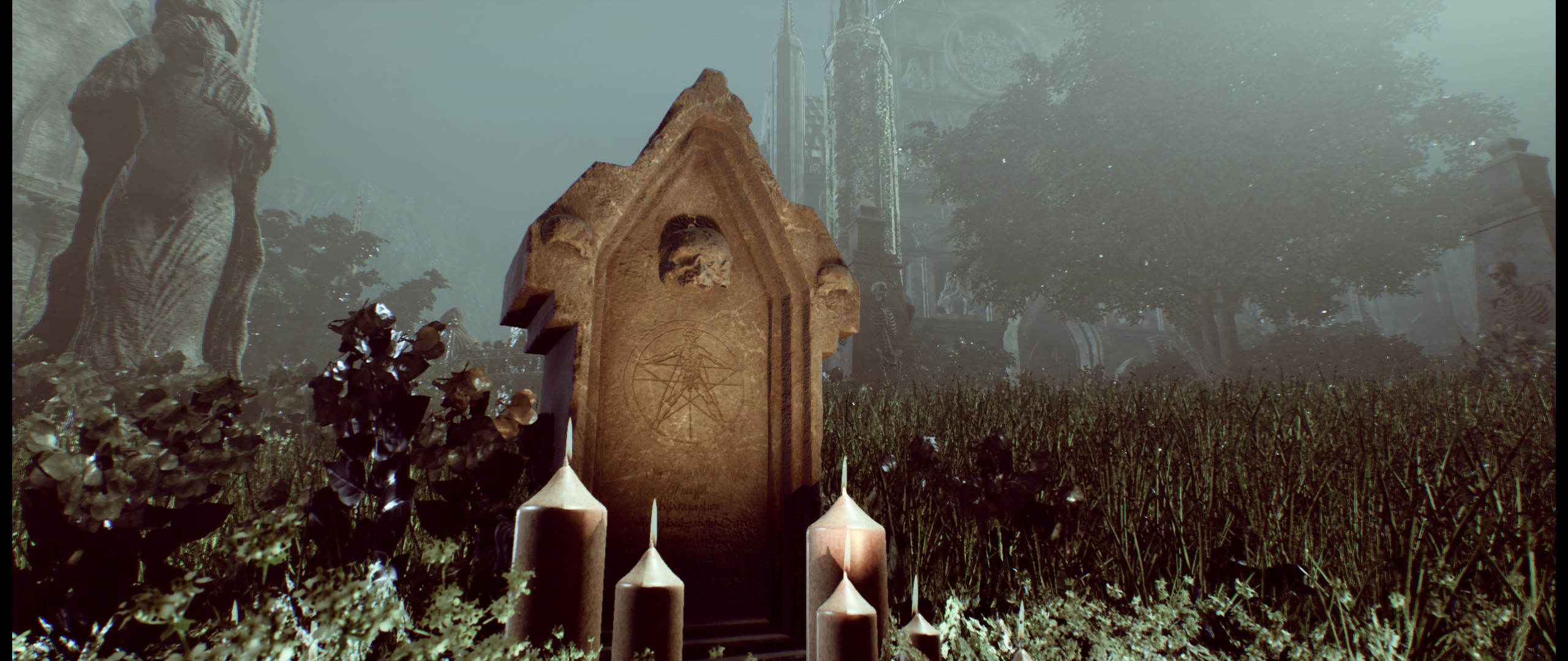 Close up of the main tombstone.