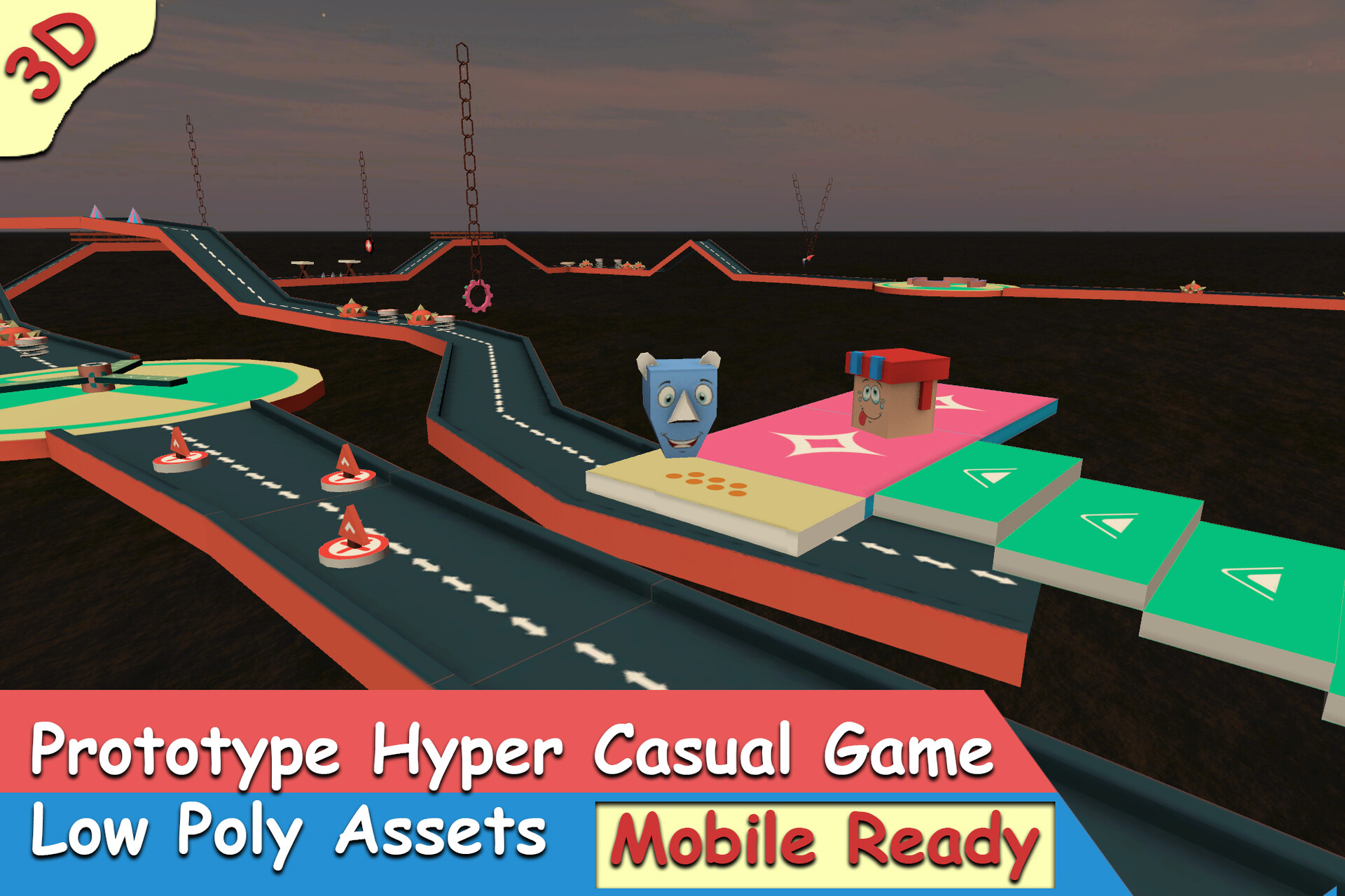 Artstation Prototype Hyper Casual Low Poly Game Assets By Dipansu Sahu Dipansu Sahu