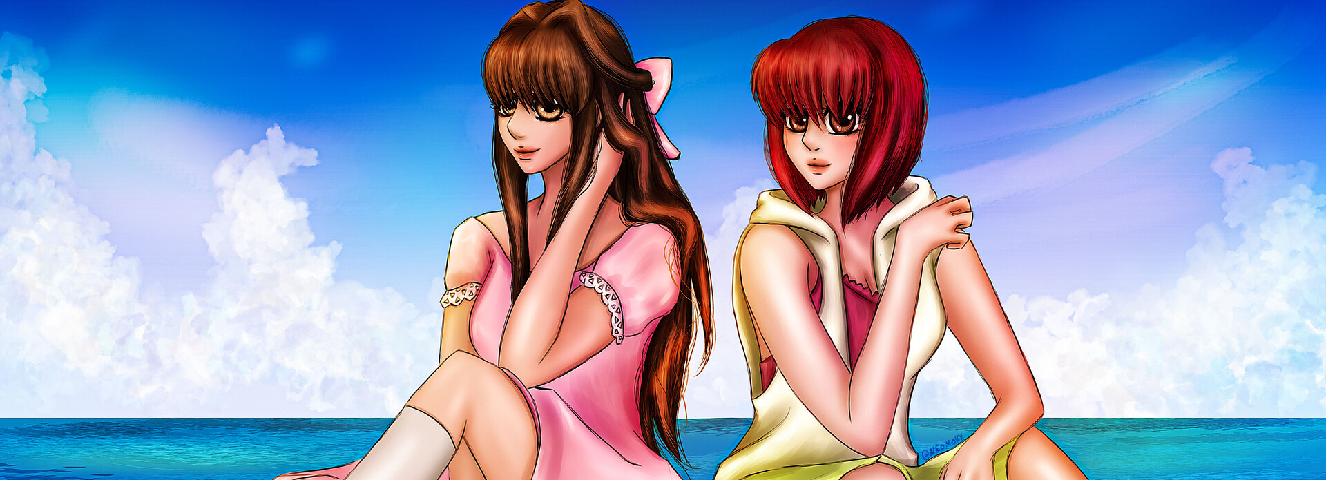 Neomory C Risa And Riku Harada Fanart Neomory C Risa And Riku Harada Fanart