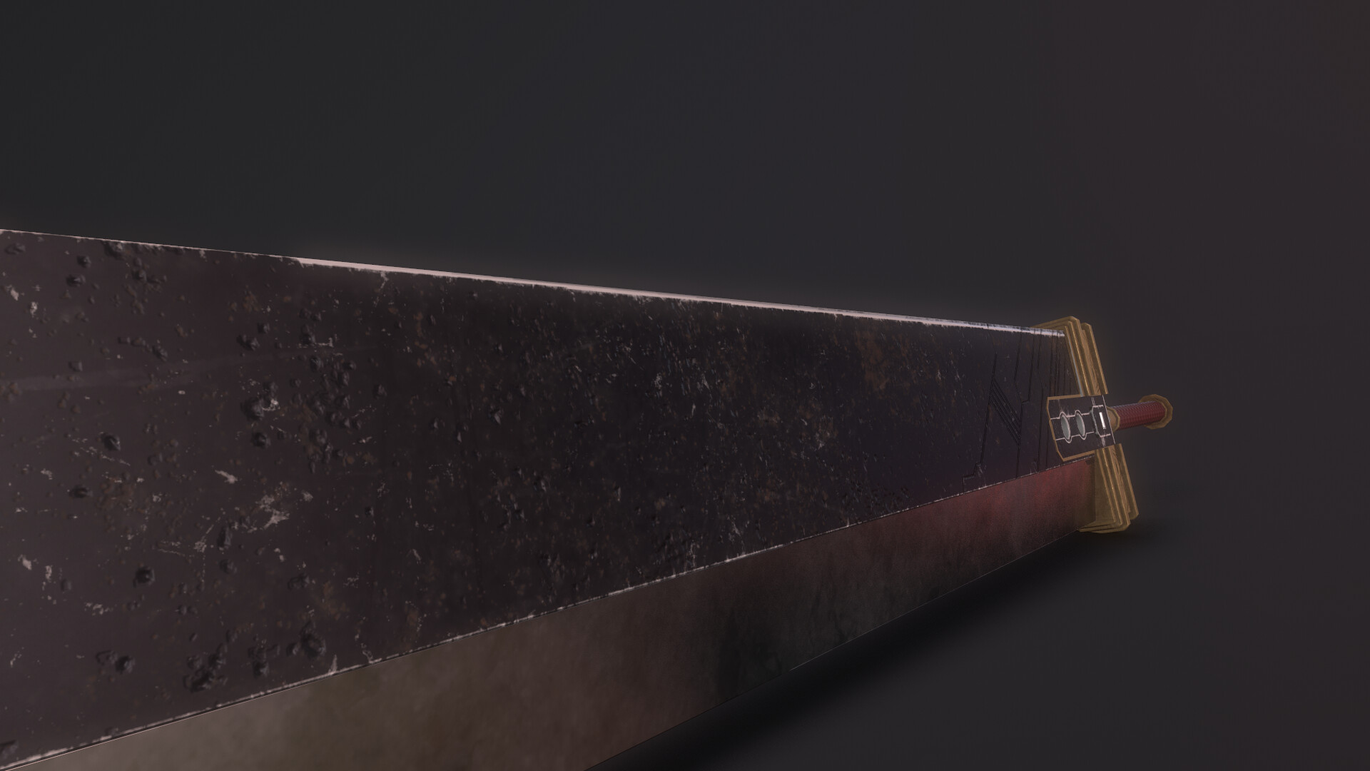Artstation Reworked The Buster Sword Final Fantasy Vii Oleg Dorofeev