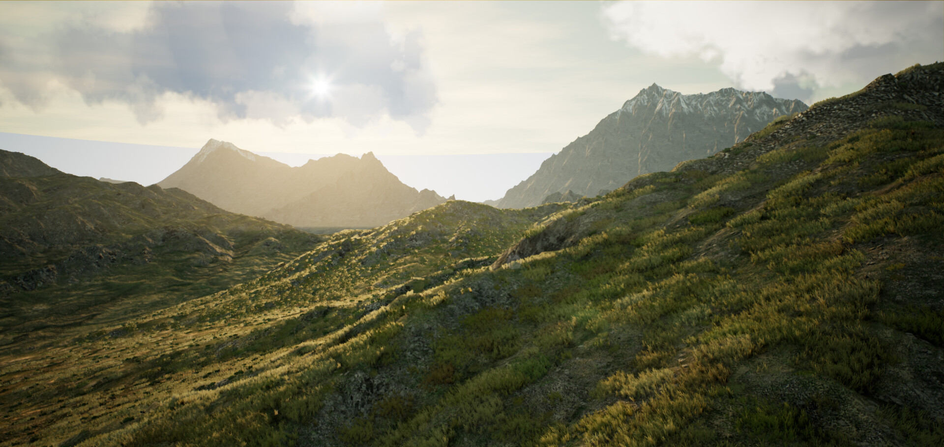 Artstation Mountain Valley Free Download World Machine Landscape Zack Watkins
