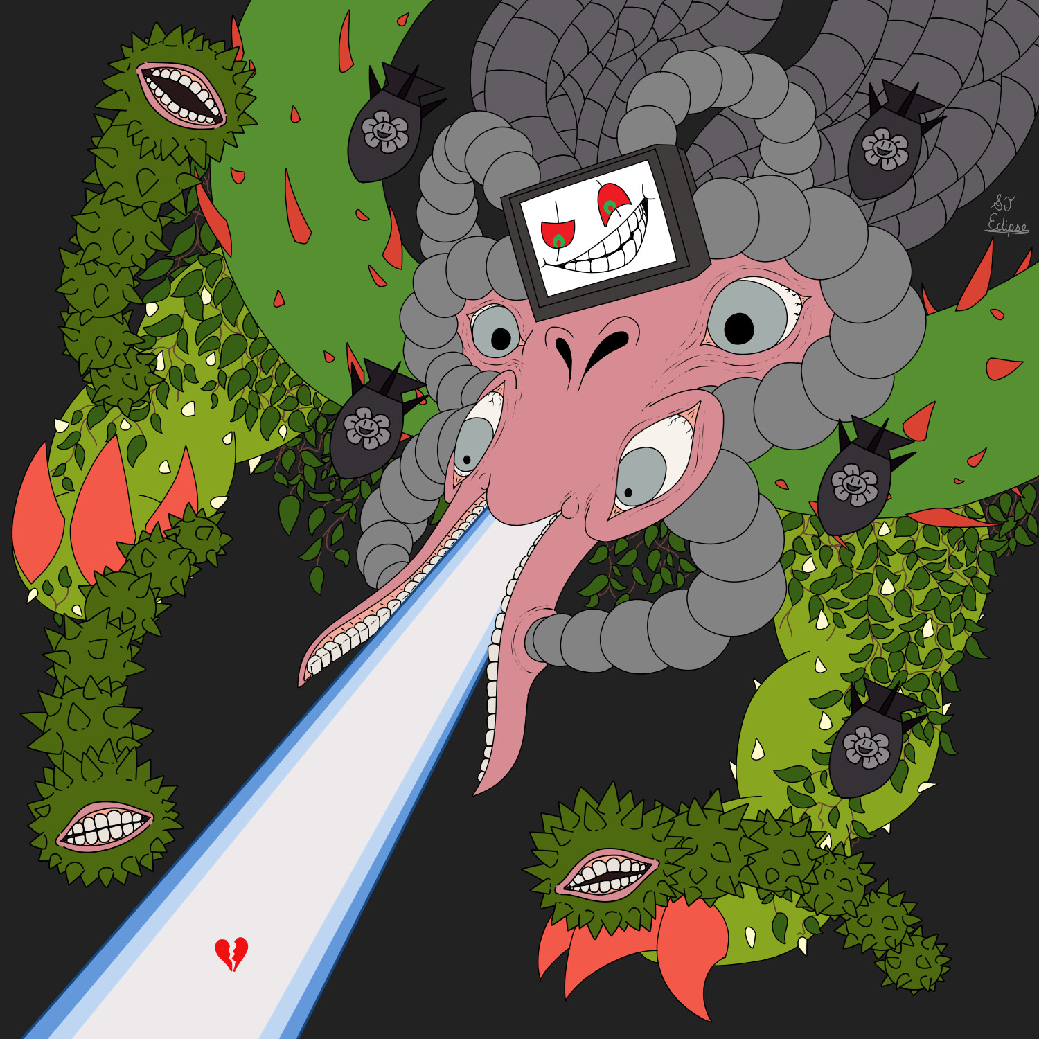 stormflight photoshop omega flowey